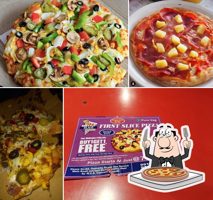 At FIRST SLICE PIZZA, you can taste pizza