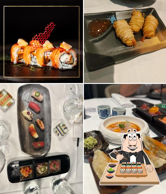 Ordina le diverse opzioni di sushi