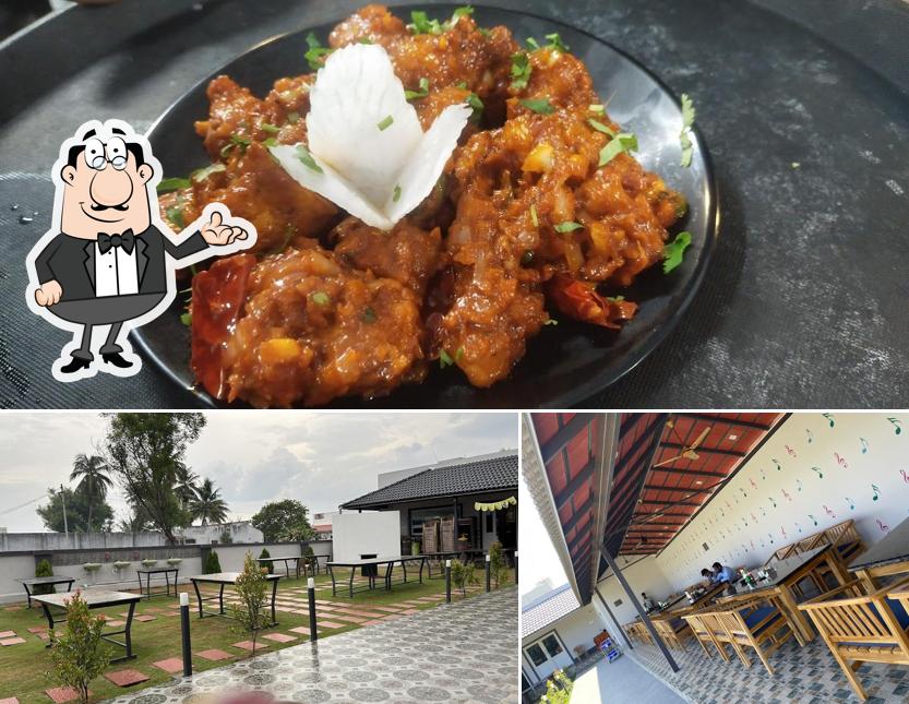 This is the photo displaying interior and food at Gobi’s Kitchen