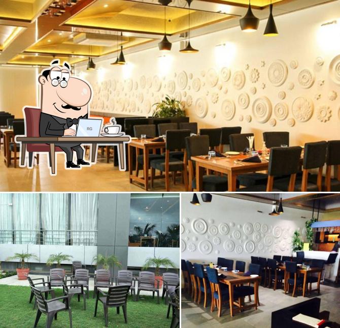 The interior of Raj Tadka