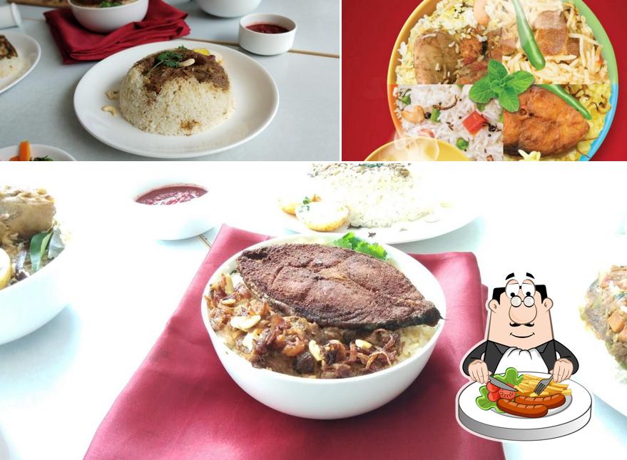 Meals at Dhariya Biriyani