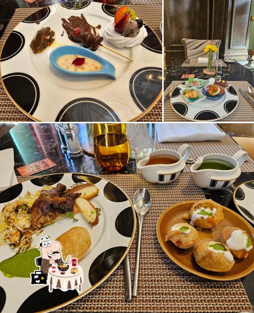 Take a look at the image depicting food and interior at S18 Brasserie