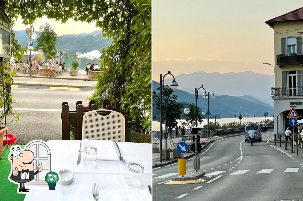 Puoi goderti l'aria fresca dal dehors di Trattoria Del Cervo...caffe...ristorante...gelateria