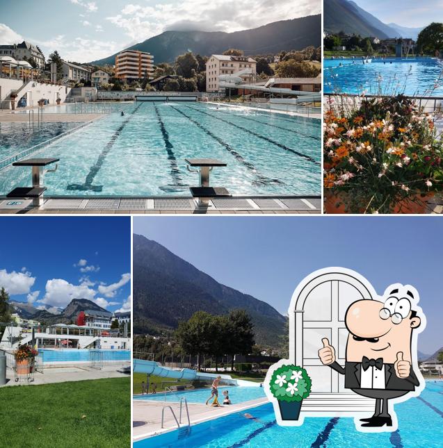 Guarda la parte esterna di Schwimmbad Geschina