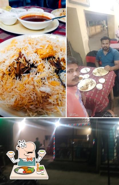 Food at Taj Biryani Center