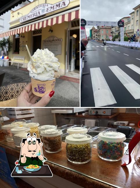 La foto della cibo e esterno di Gelateria Cremeria Emma