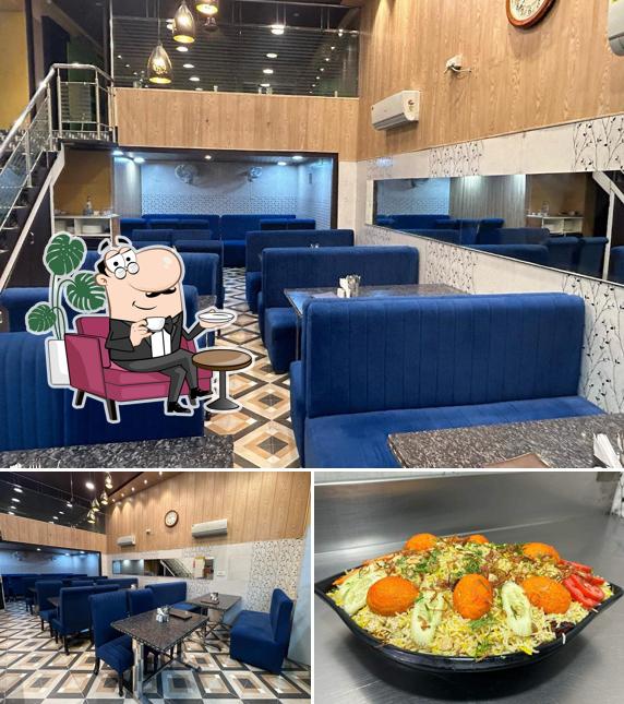 The image of Dastarkhwan’s interior and food