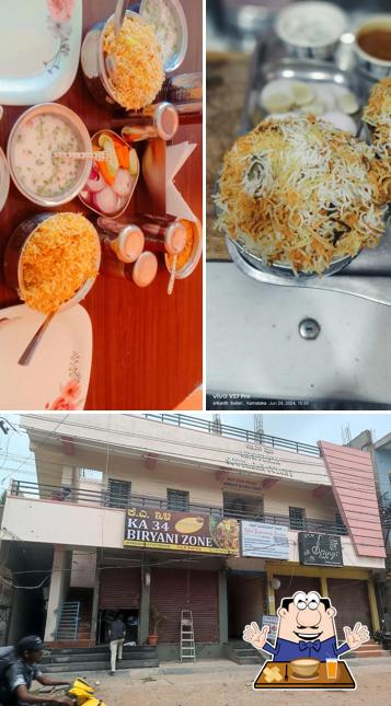 The photo of KA 34 Biryani Zone’s food and exterior