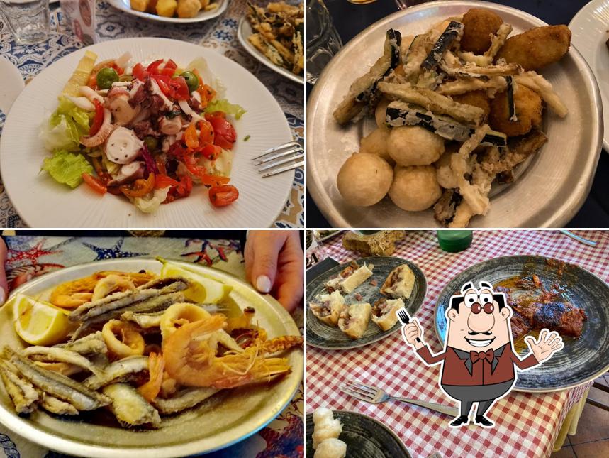 Cibo al Trattoria Napoletana Cicerenella