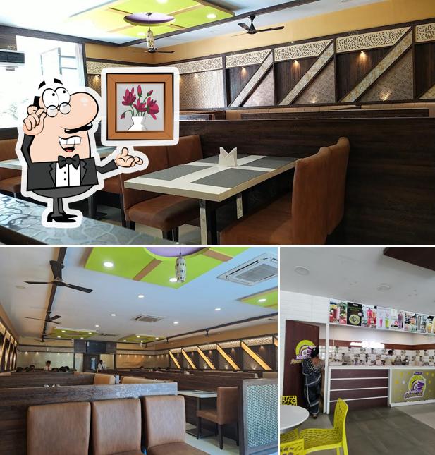The interior of Famous Biriyani