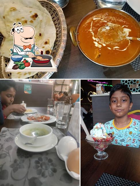 Chicken curry at Moshika Bhavan Vegetarian Restaurant