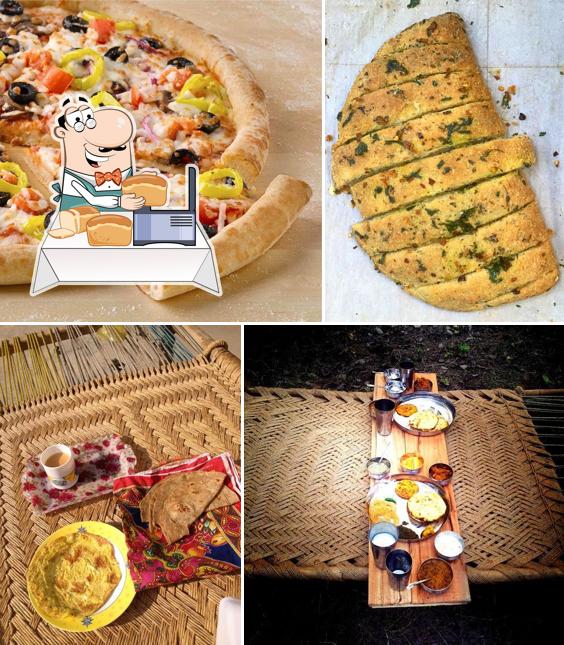 Garlic bread at Calista Green Resort Mundra