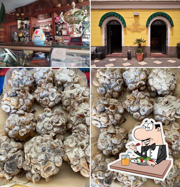 Questa è la immagine che mostra la cibo e interni di La Spina Carmelo Pasticceria Bar