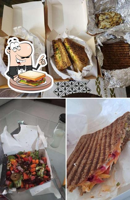 Grilled cheese sandwich at San and Sally