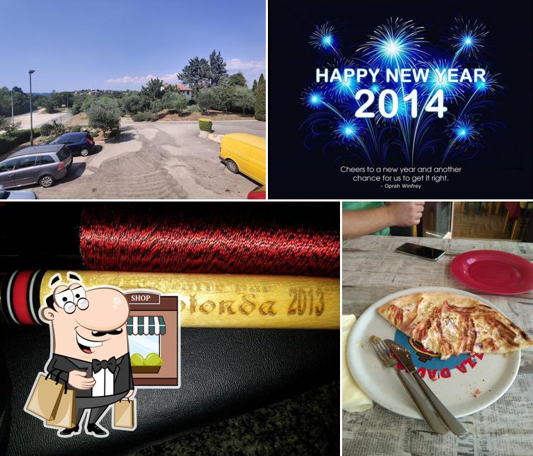 Goditi la vista dall'area esterna di Rotonda