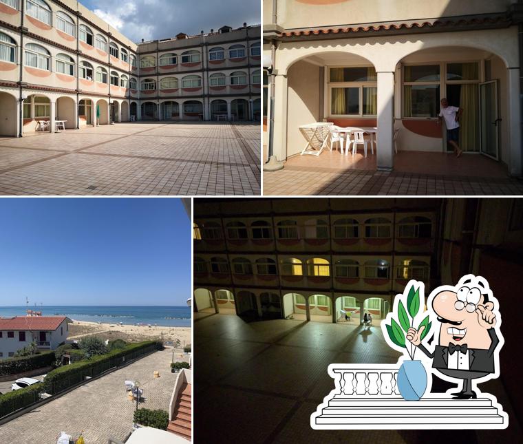 Guarda l'area esterna di Hotel Residence Pollice Mare
