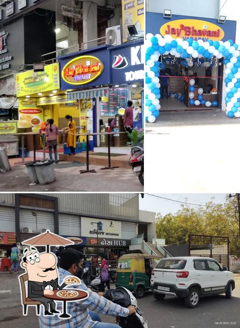 The exterior of JayBhavani Vadapav