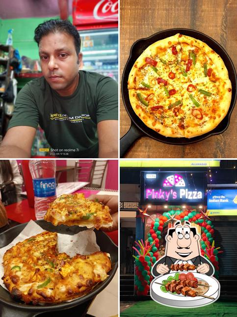 Meals at Pinky's Pizza