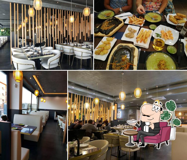 Siediti a un tavolo di Sushi Lin