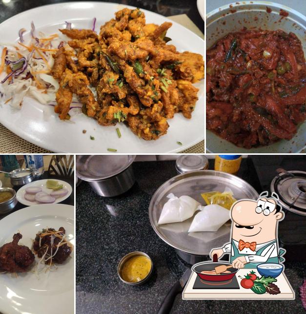 Chicken curry at ANGAARA Restaurant bachupally