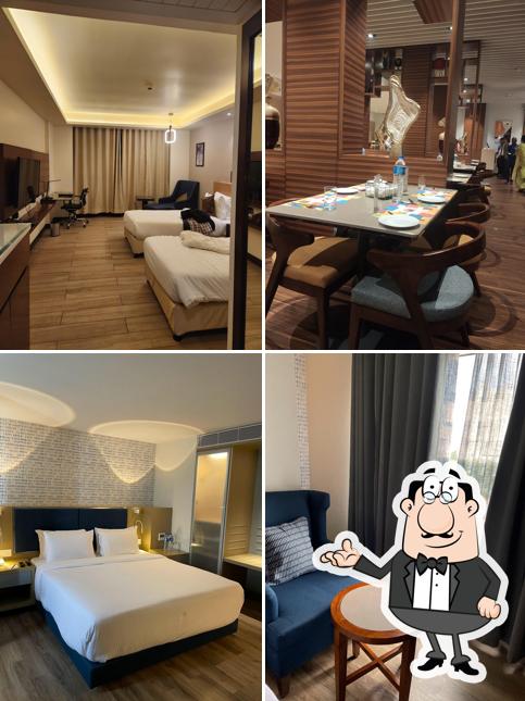 The interior of Effotel by sayaji