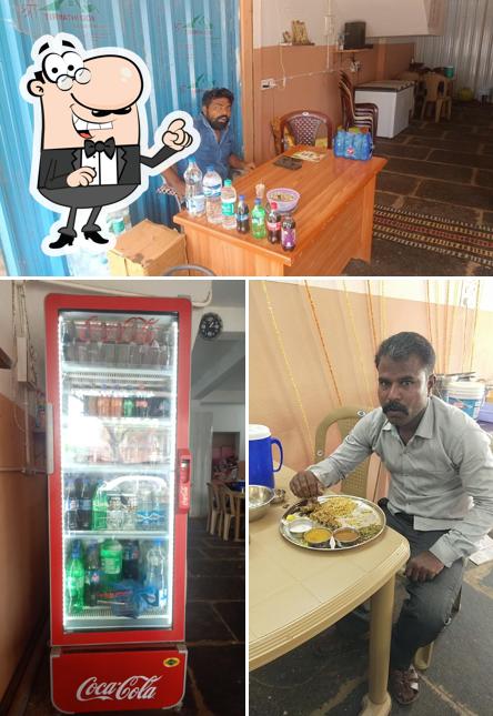 Check out the image depicting interior and beverage at Hotel Halal Dum Biryani