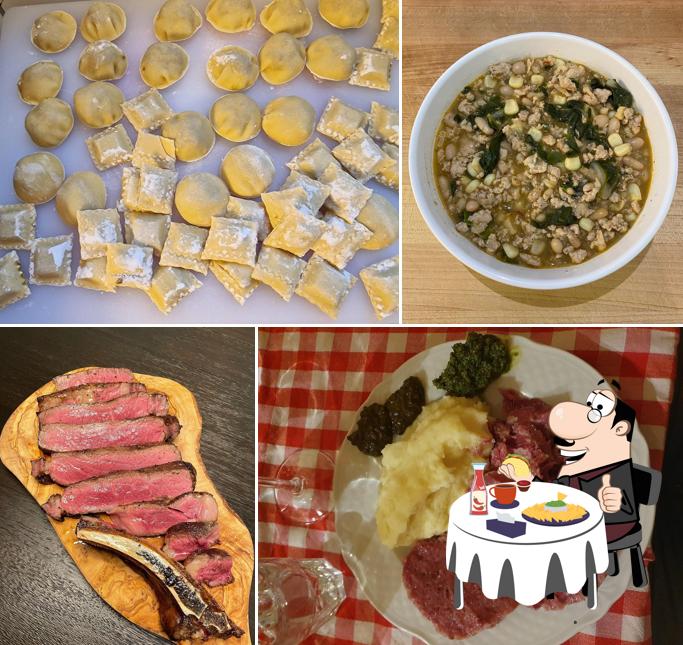 Piatto di formaggi al Ostereia Di Robustelli Michele