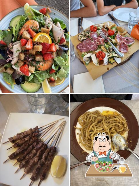 Insalata greca al Ristorante La Brusta - Sapori Rustici Toscani