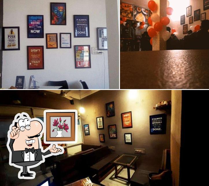 The interior of The Hideout Bistro