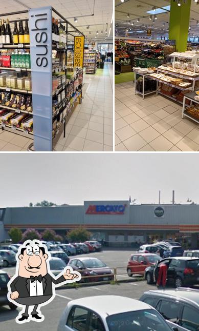 La immagine di interni e esterno da Mercatò
