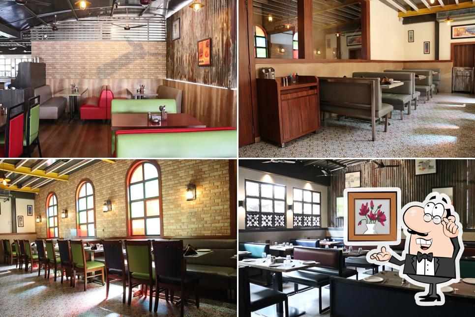 Take a seat at one of the tables at Mercury Wine Dine