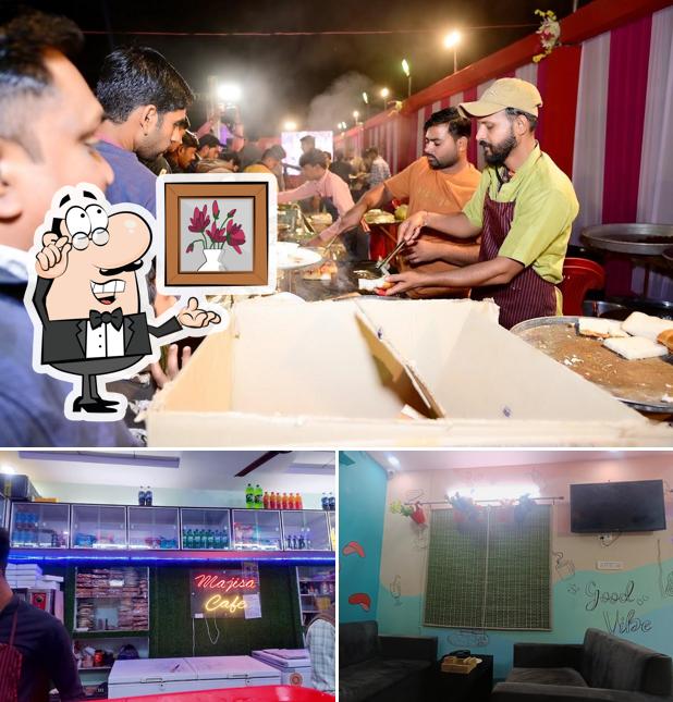 The interior of Majisa Fast Food
