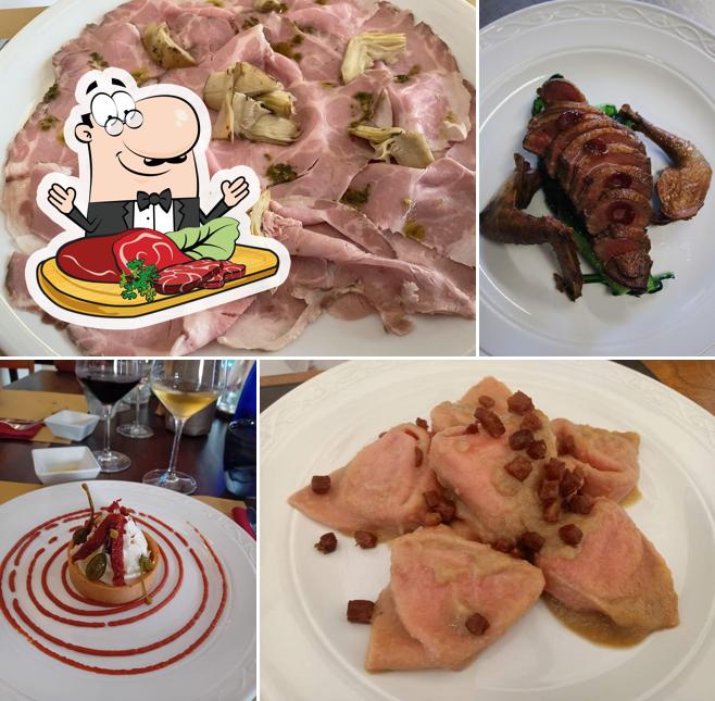 Carpaccio di manzo al Osteria di Sperticano