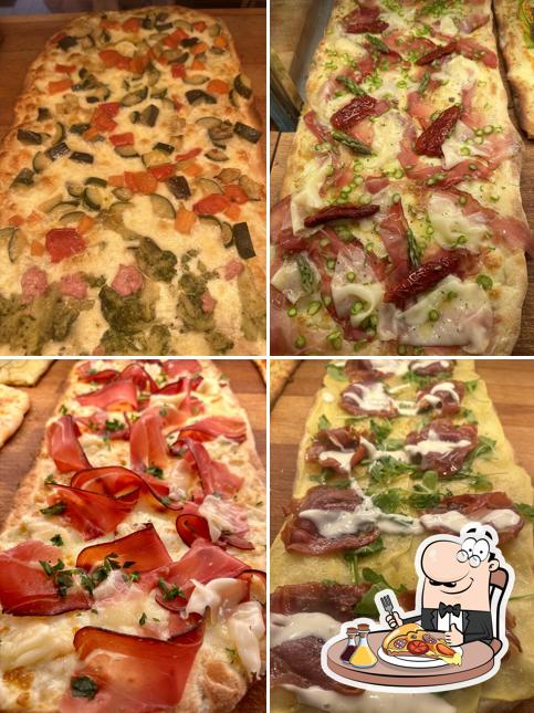 Scegli una pizza a Bon Pan Bakery