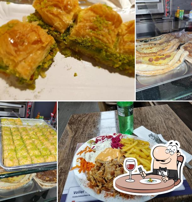 Panino con maiale stirato al Escher Wyss Platz Kebap