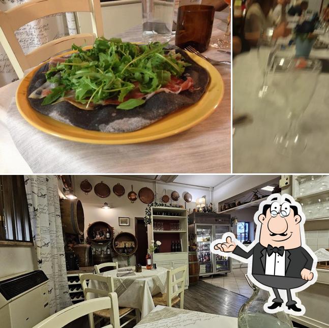 La foto di interni e tavolo da pranzo da Ristorante Pizzeria da Gigi