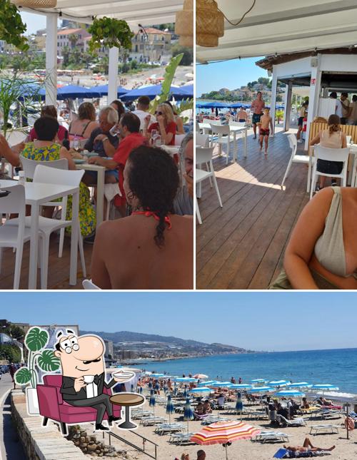 Il Sestante Beach Restaurant si caratterizza per la interni e esterno