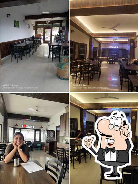 The interior of Chandel's Zaika In Kasauli