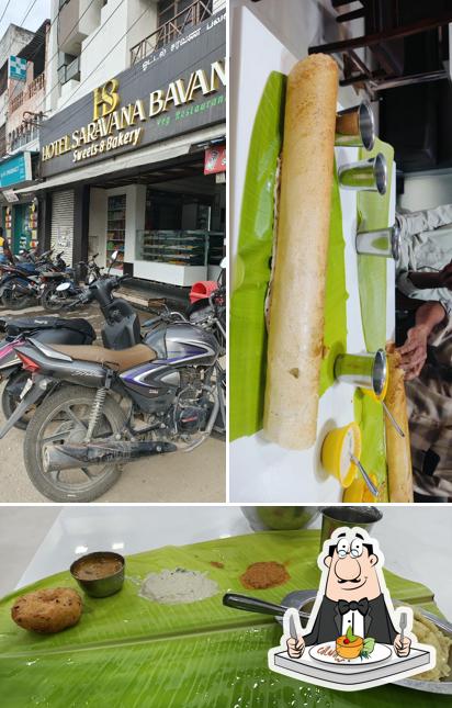 Food at Hotel Saravana Bavan sweets and bakery
