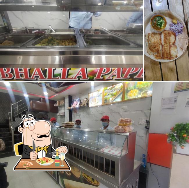 Meals at New Delhi chat bhandar