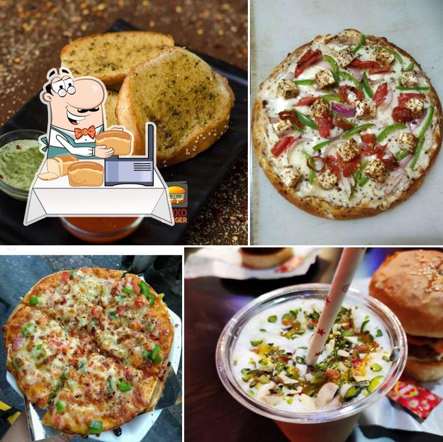 Garlic bread at Boxo Burger Unnao