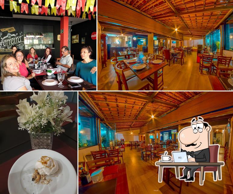 O interior do Ferreira Bistrô - Risotos, Massas, Carnes e Frutos do Mar