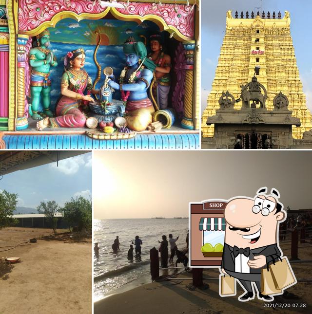 The exterior of Hotel Ishwarya