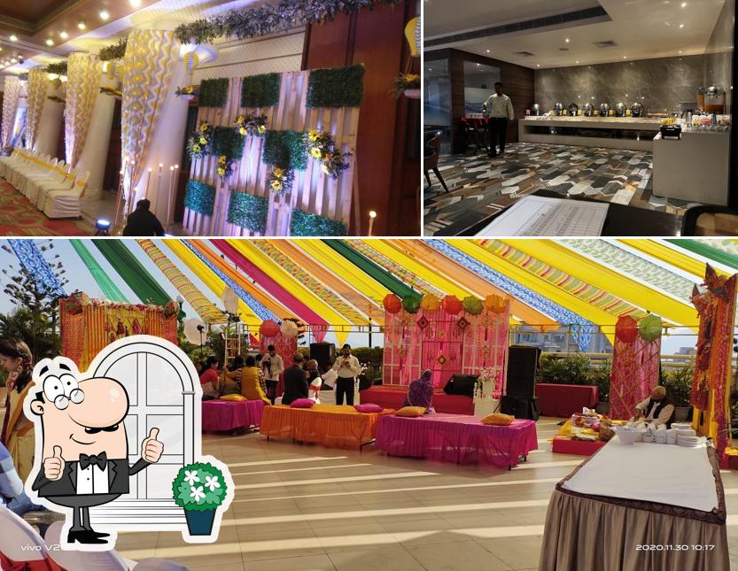 You can get some fresh air at the outside area of Vishwaratna Hotel