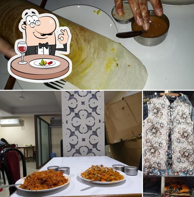 Masala dosa at Famous mens wear custom shop 1st copy item available