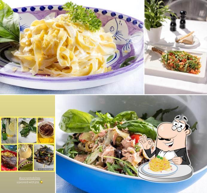 Spaghetti alla carbonara al Ristorante La Limonaia
