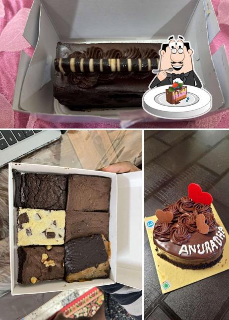 Chocolate cake at Theobroma