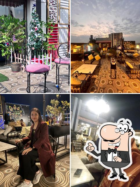 Check out how Olio Rooftop Restaurant & Kitchen : Best Rooftop Restaurant / Best Restaurant / Family Restaurant / Cafe in Jaipur looks inside