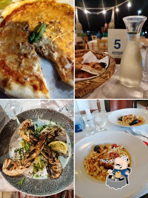 Platti al Osteria Il Rifugio del Naufrago