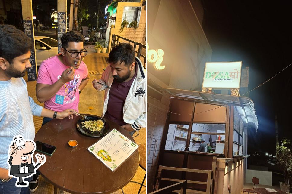 The interior of Dosamo- Best south indian restaurant